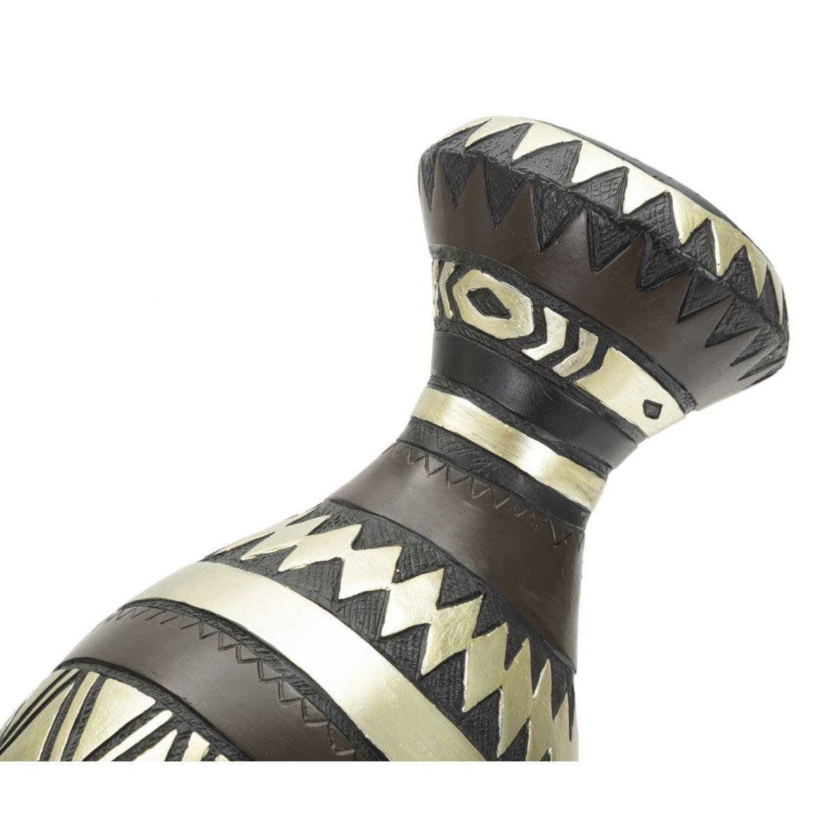 Scultura Donna Masai Tribu cm.23x19x38,5
