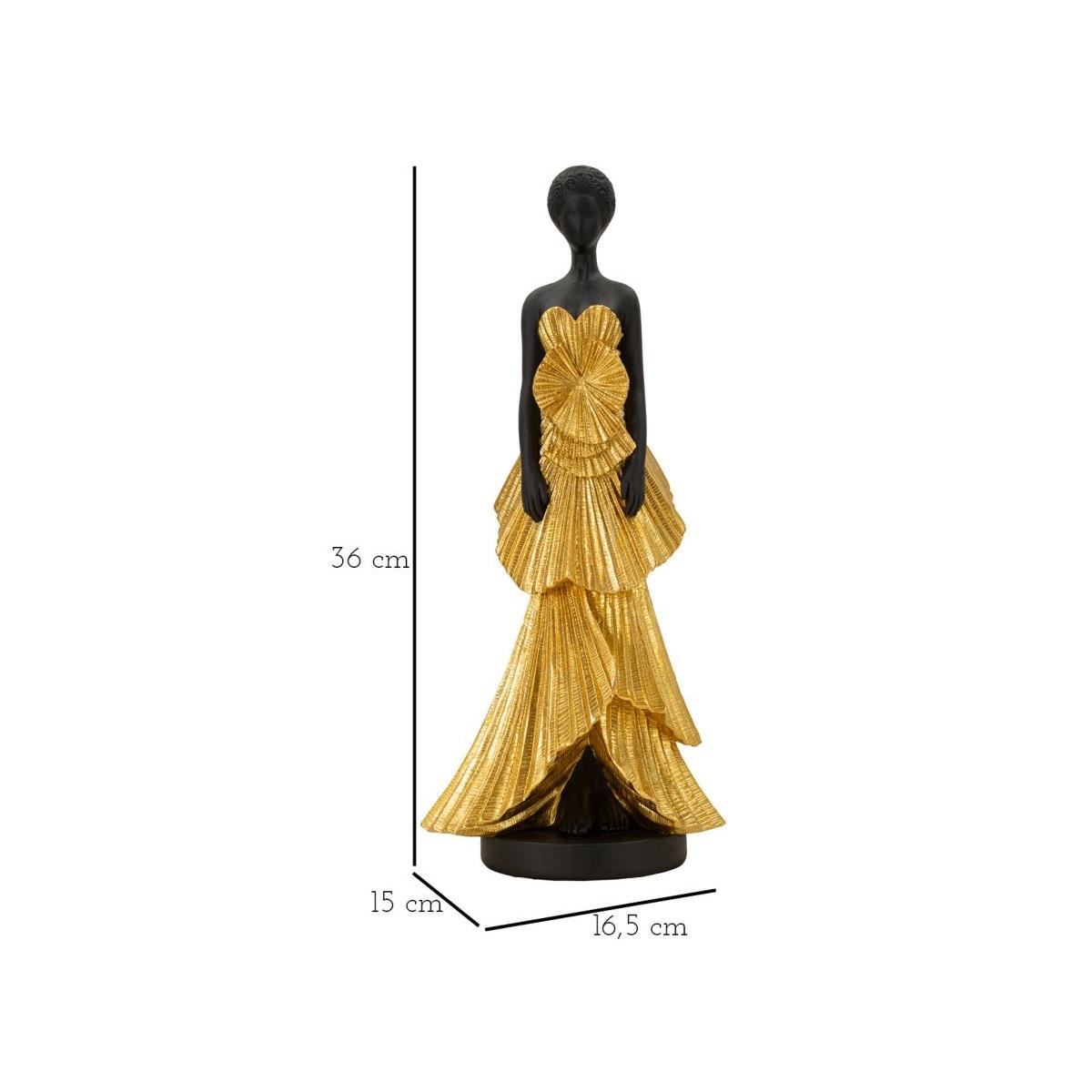 Scultura Donnina Fashion Gold cm.14,5x10x33