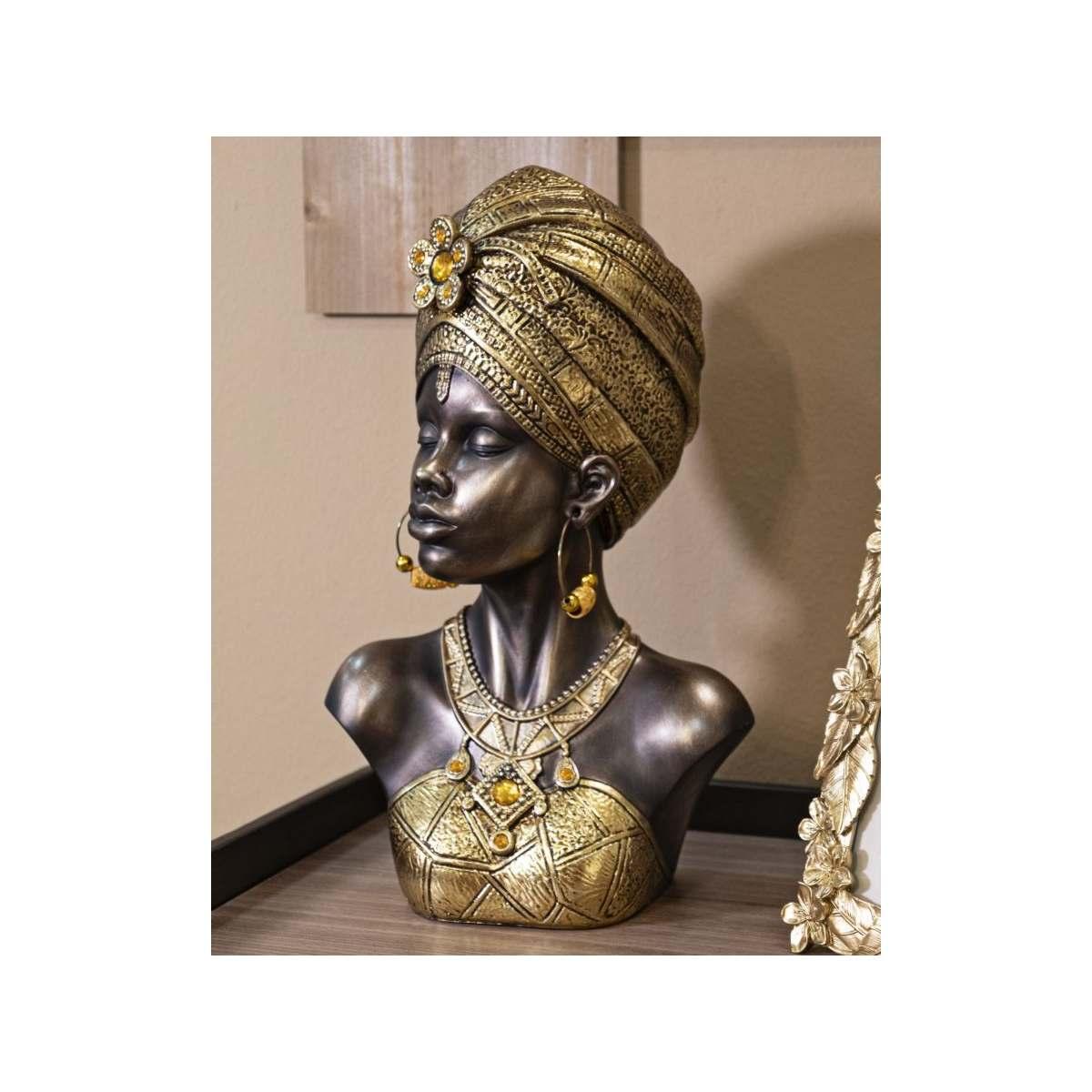 Scultura Mumbasa cm.23,5x17,5x39,5