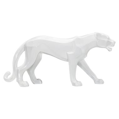 Scultura Pantera White cm.70x18x32,5