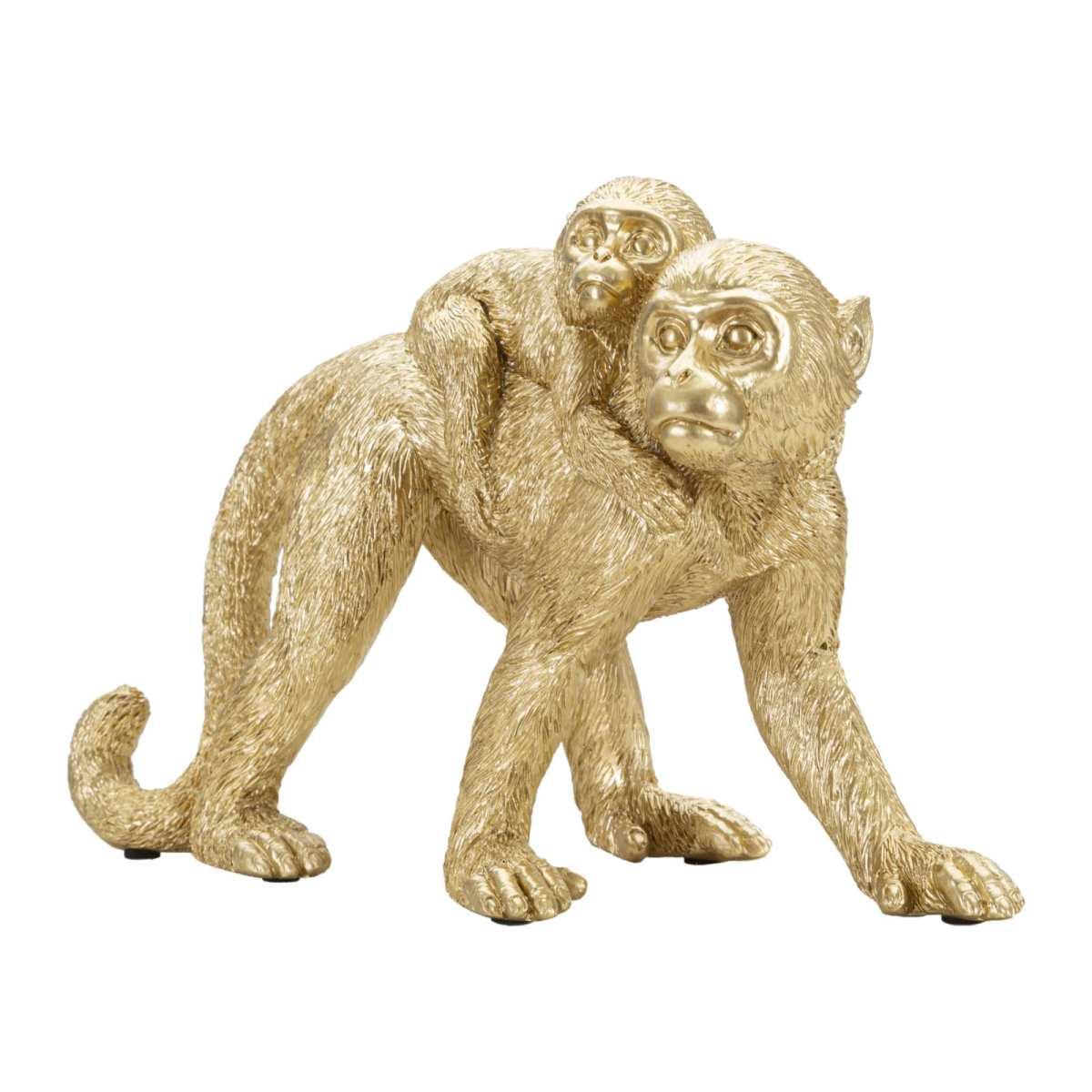 Scultura Scimmia Mom cm.29,5x11,5x18,5