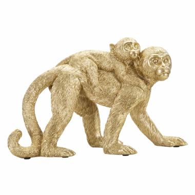 Scultura Scimmia Mom cm.29,5x11,5x18,5