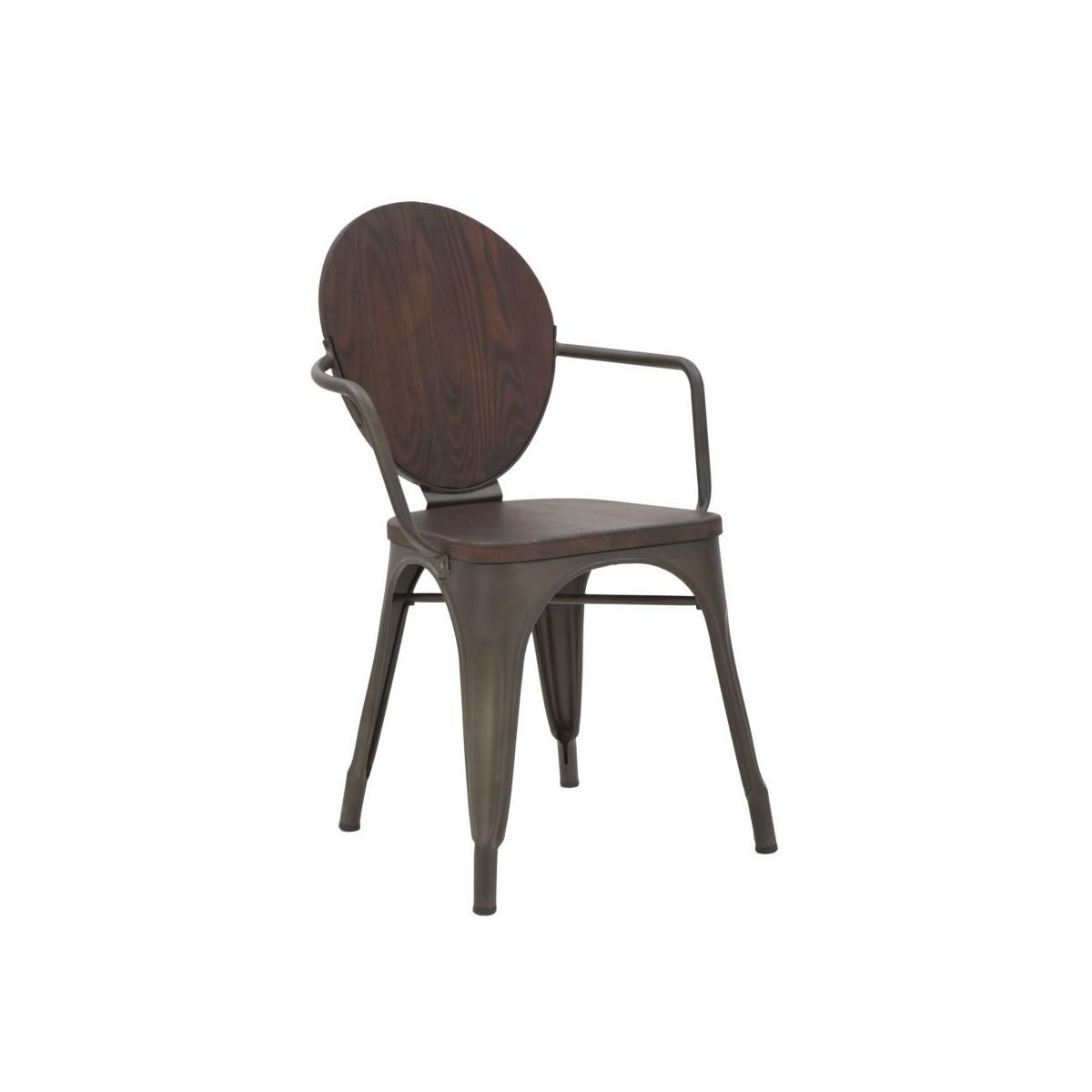 Sedia Harlem cm.54x51x83 Set 2 Pz Altezza Seduta cm.43)