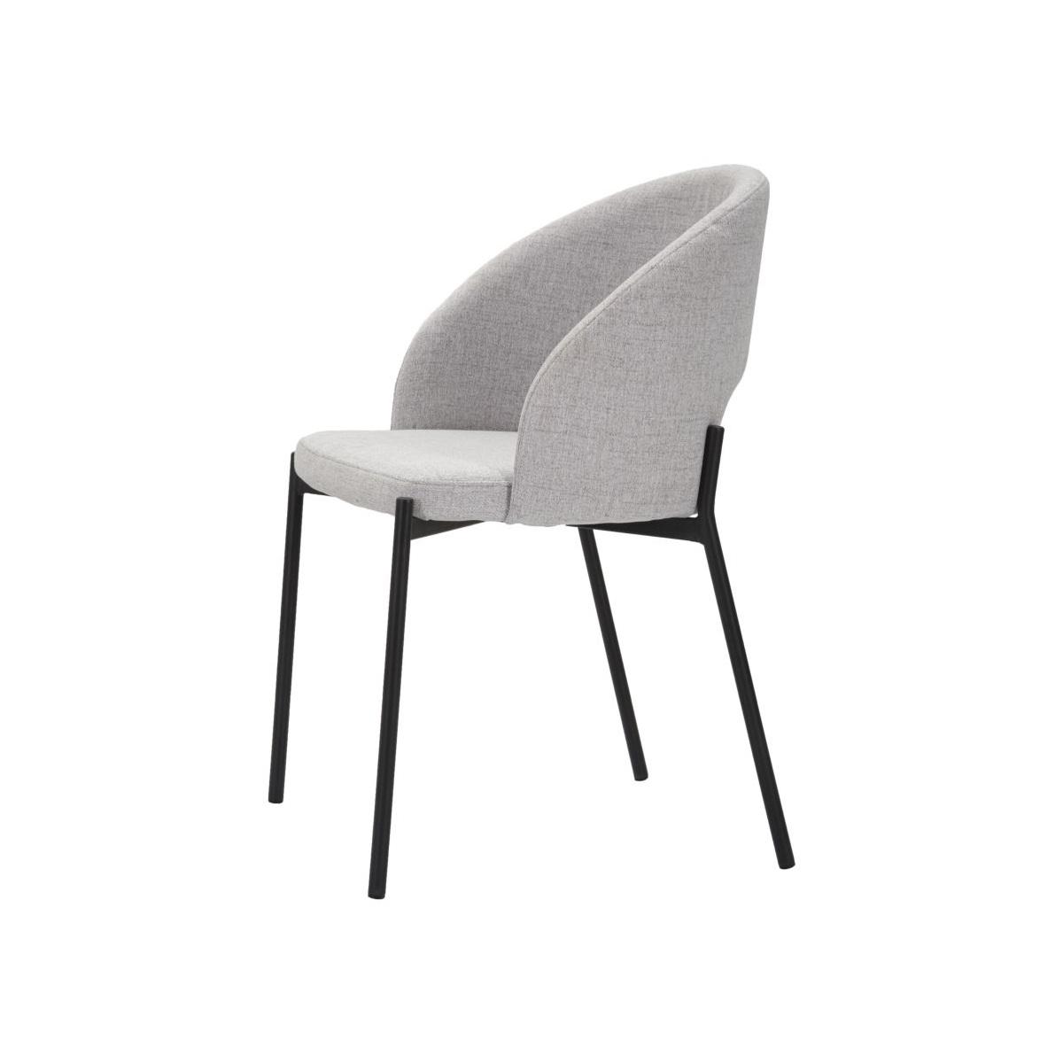 Sedia Helsinki Grigia Set 2 Pz cm.51x53x80