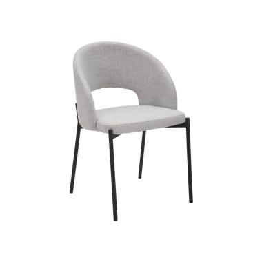 Sedia Helsinki Grigia Set 2 Pz cm.51x53x80