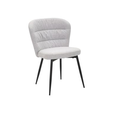 Sedia Losanna Grigia Set 2 Pz cm.58x60,5x85