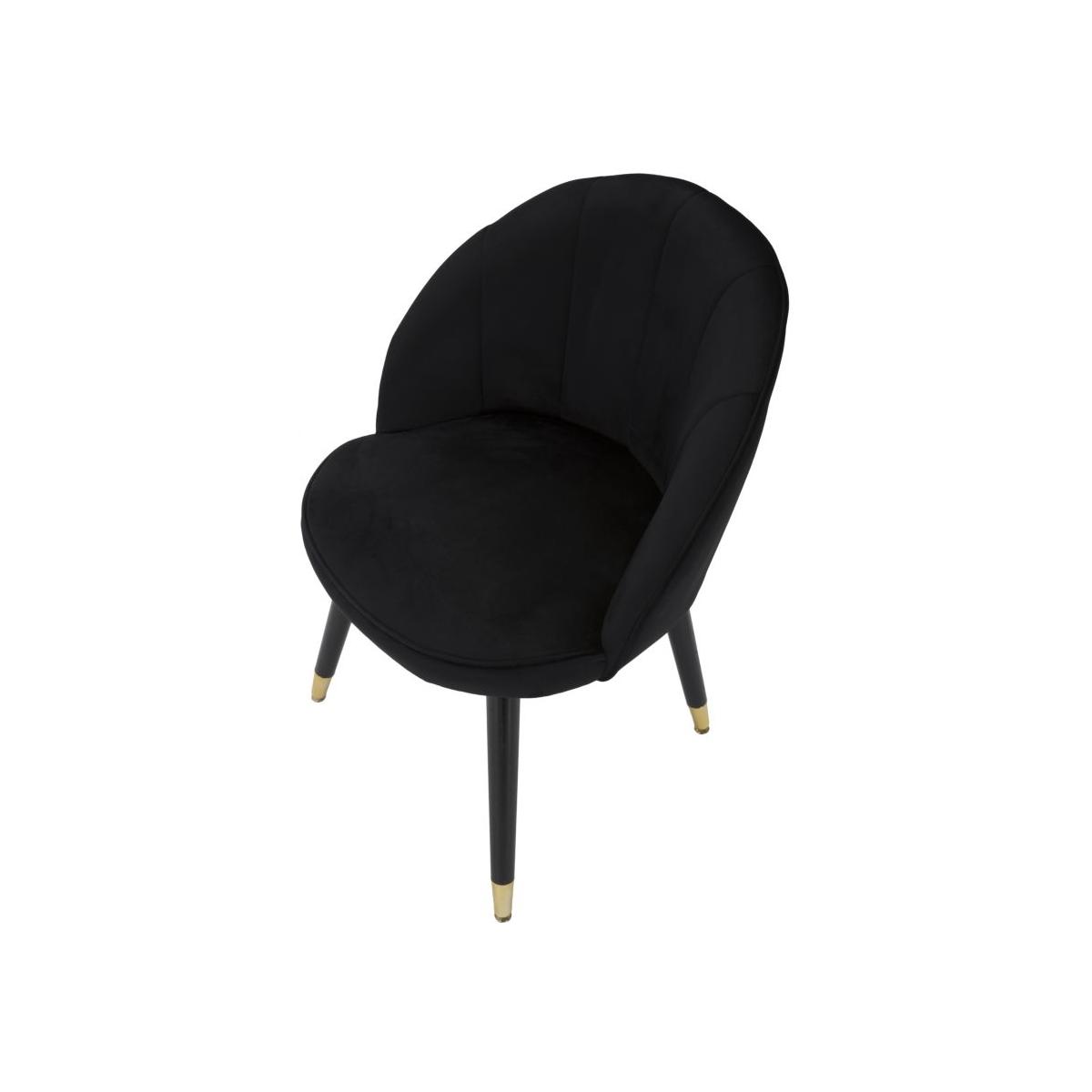Sedia Loty Nera cm.57x58x80