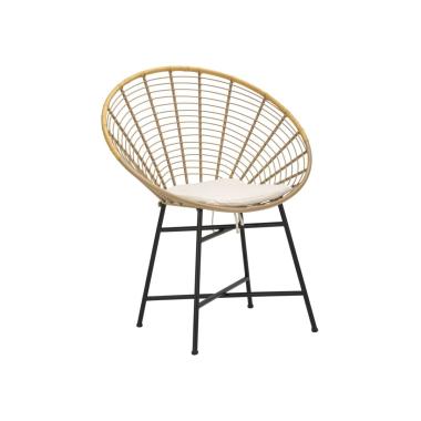 Sedia Panama Grid Con Cuscino cm.72x56,5x88