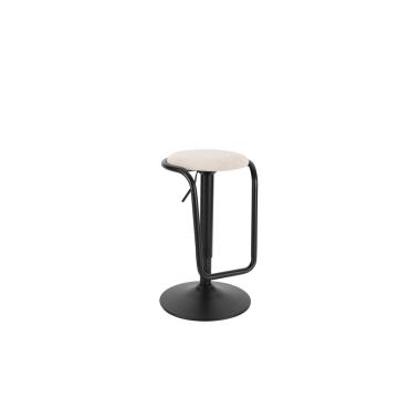 Sgabello Bar Destiny Bianco cm.Ø41x61-83