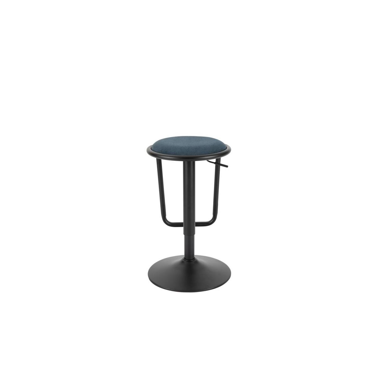 Sgabello Bar Destiny Navy cm.Ø41x61-83