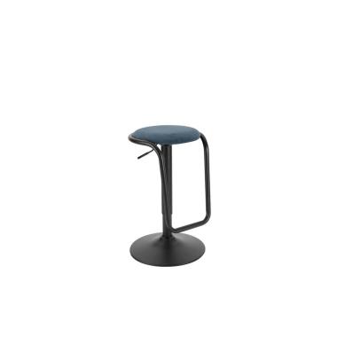 Sgabello Bar Destiny Navy cm.Ø41x61-83