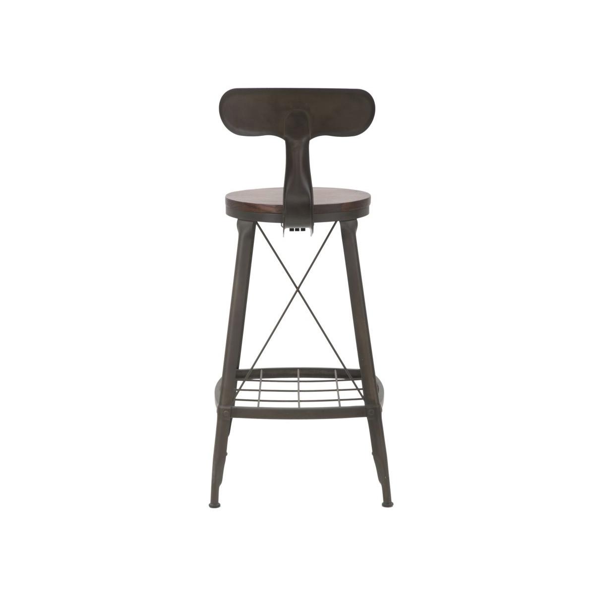Sgabello Bar Harlem Rod cm.41x44x92 Altezza Seduta cm.68