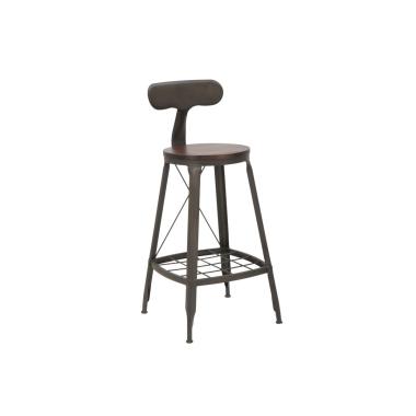 Sgabello Bar Harlem Rod cm.41x44x92 Altezza Seduta cm.68