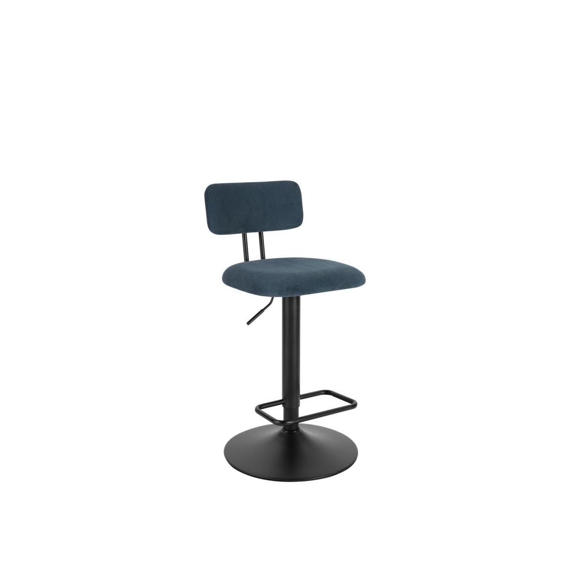 Sgabello bar light navy 5 seduta 41 x 47,5 cm