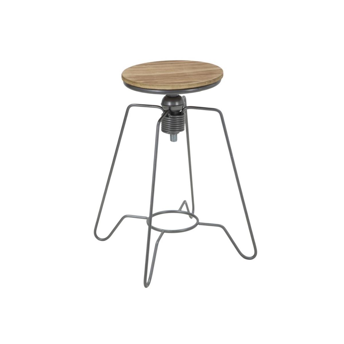 Sgabello Heintreck cm.Ø39x55-70