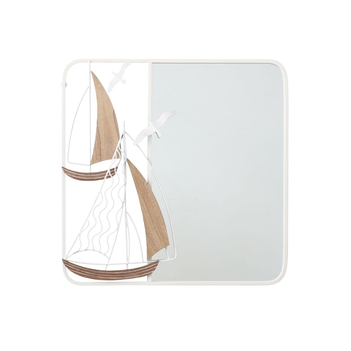 Specchio Da Muro Adriatic cm.60x4,4x60 Misura Specchio cm.35,5x58