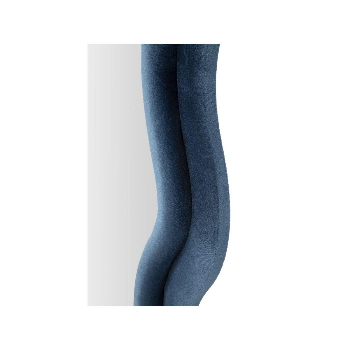 Specchio Da Muro Emily Velluto Blu cm.60x6x160 Misura Specchio cm.42x144