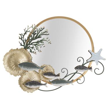 Specchio Da Muro Fish cm.88,9x7,6x65,4