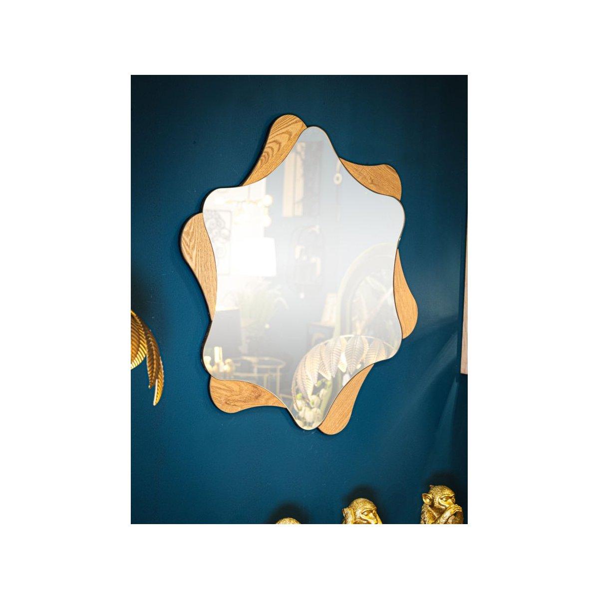 Specchio Da Muro Star cm.Ø80x1 Misura Specchio cm.65x74