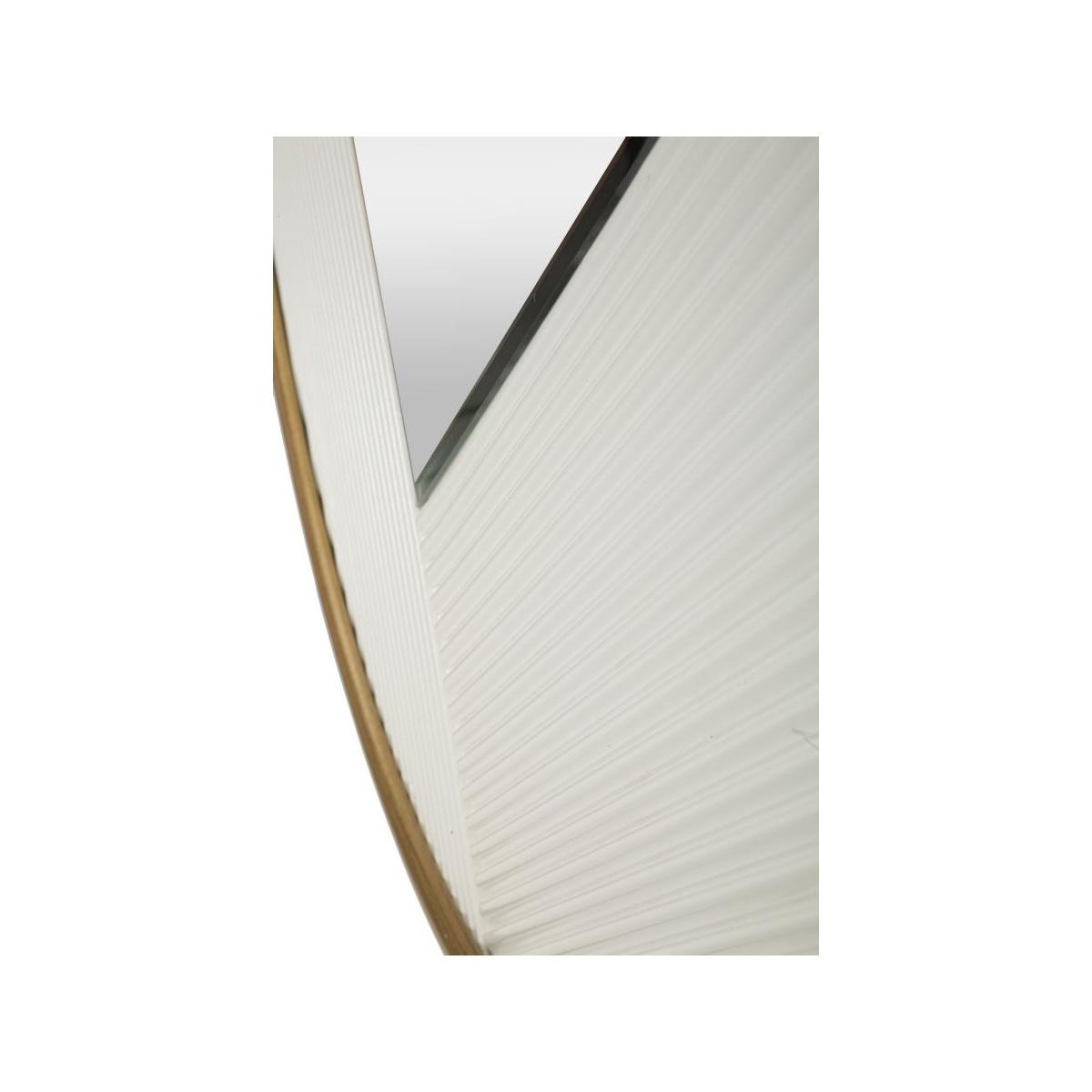 Specchio Da Muro Tolosa cm.Ø80x4 Misura Specchio cm.73x64