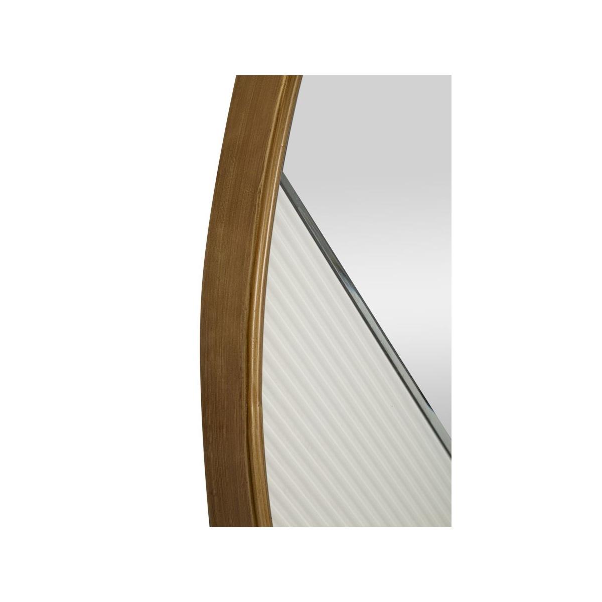 Specchio Da Muro Tolosa cm.Ø80x4 Misura Specchio cm.73x64