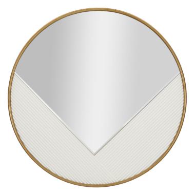 Specchio Da Muro Tolosa cm.Ø80x4 Misura Specchio cm.73x64