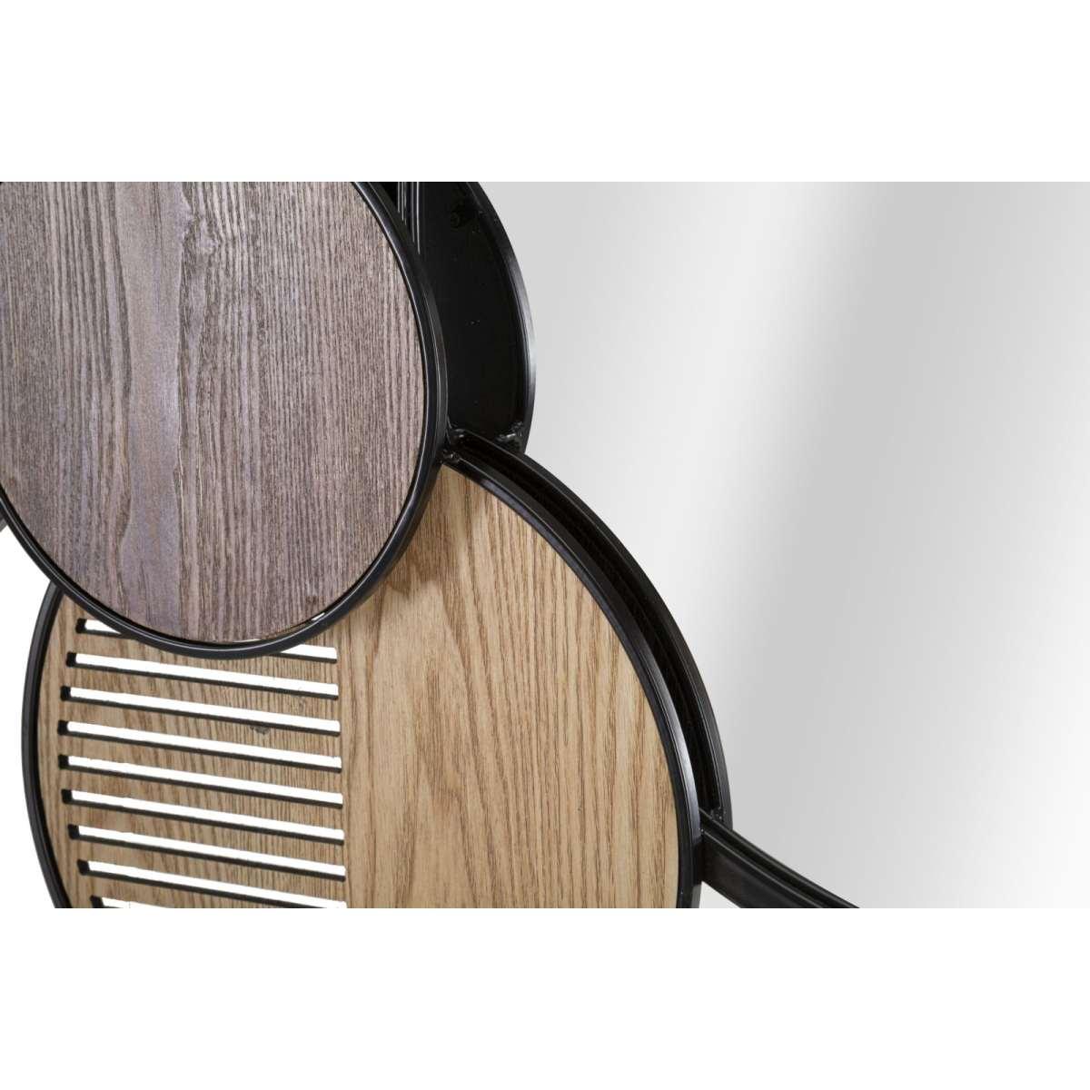 Specchio da muro woody 123,2 x 4,4 x 63,5 cm