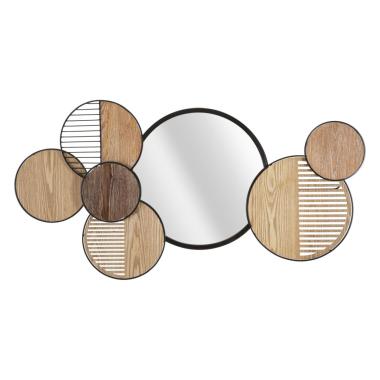 Specchio da muro woody 123,2 x 4,4 x 63,5 cm