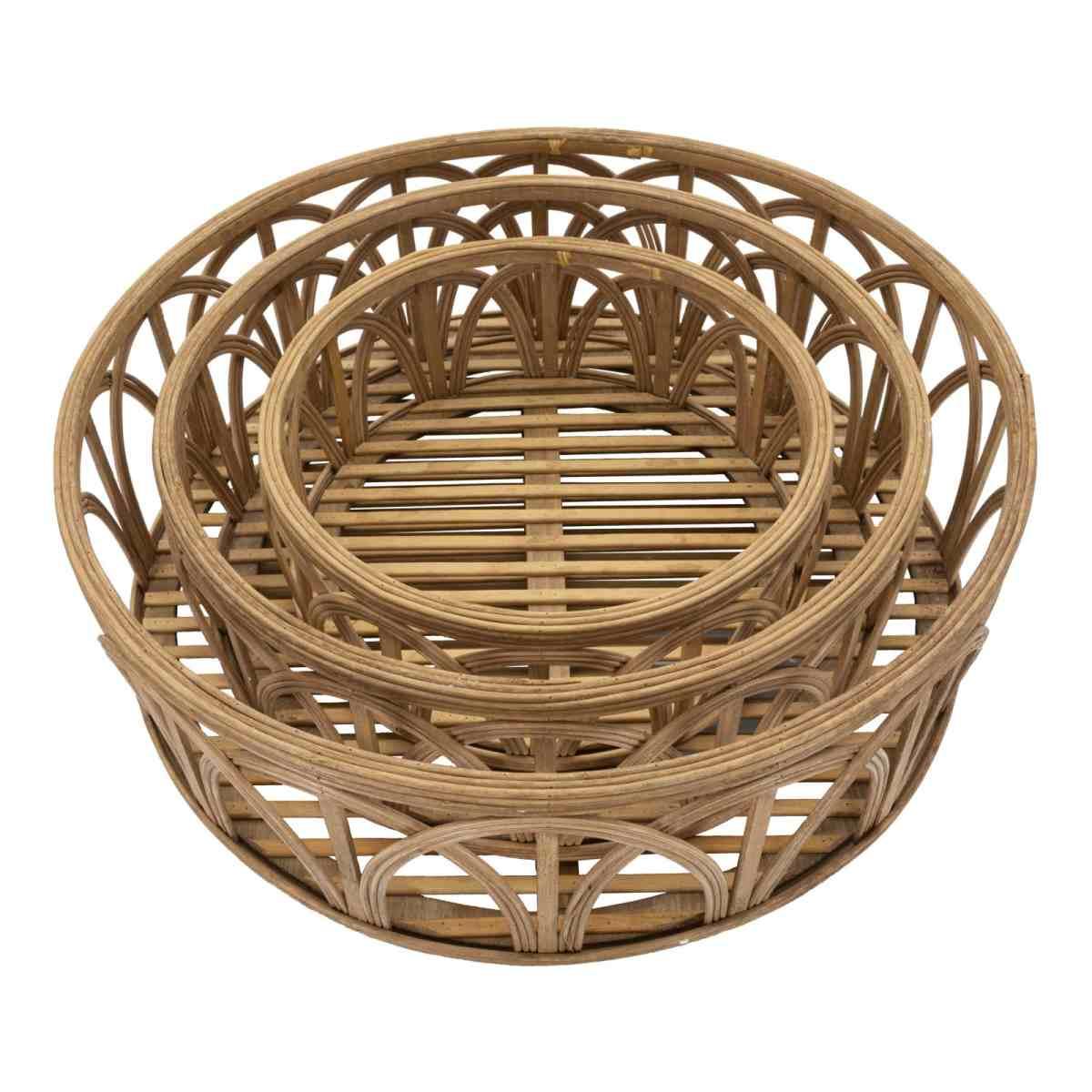 Svuota Tasche Fuji Tris cm.Ø50x16-40x14-30x12