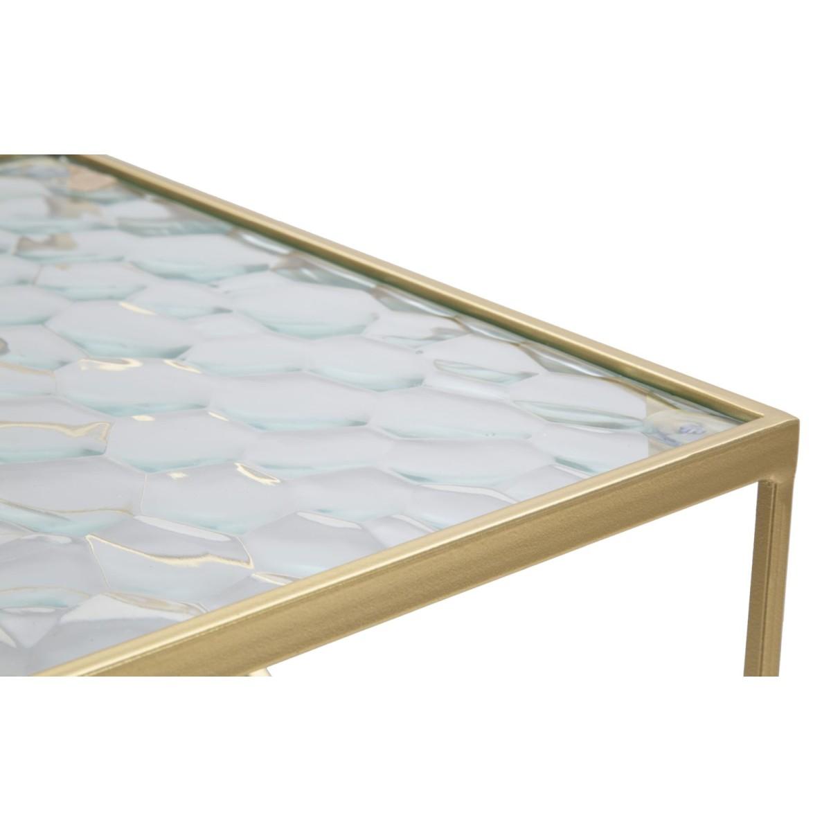 Tavolinetti Glassy Coppia cm.31,5x31,5x68-28x28x64