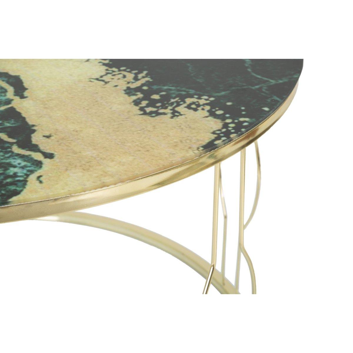 Tavolo Da Caffe' Greeny cm.Ø75x48