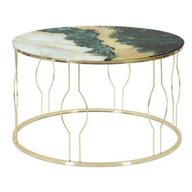 Tavolo Da Caffe' Greeny cm.Ø75x48