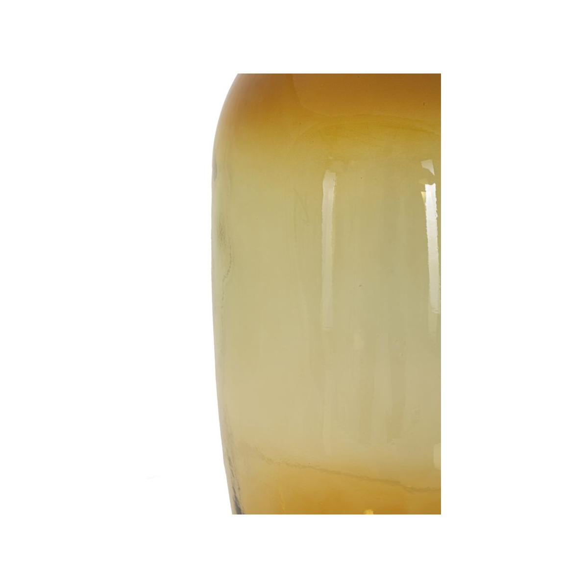 Vaso Botella Napoles Vetro Riciclato Orange cm.Ø16x38 Made In Spain