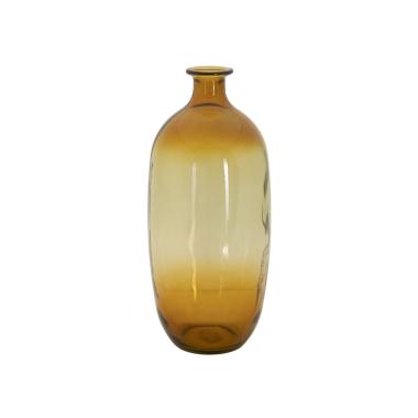Vaso Botella Napoles Vetro Riciclato Orange cm.Ø16x38 Made In Spain