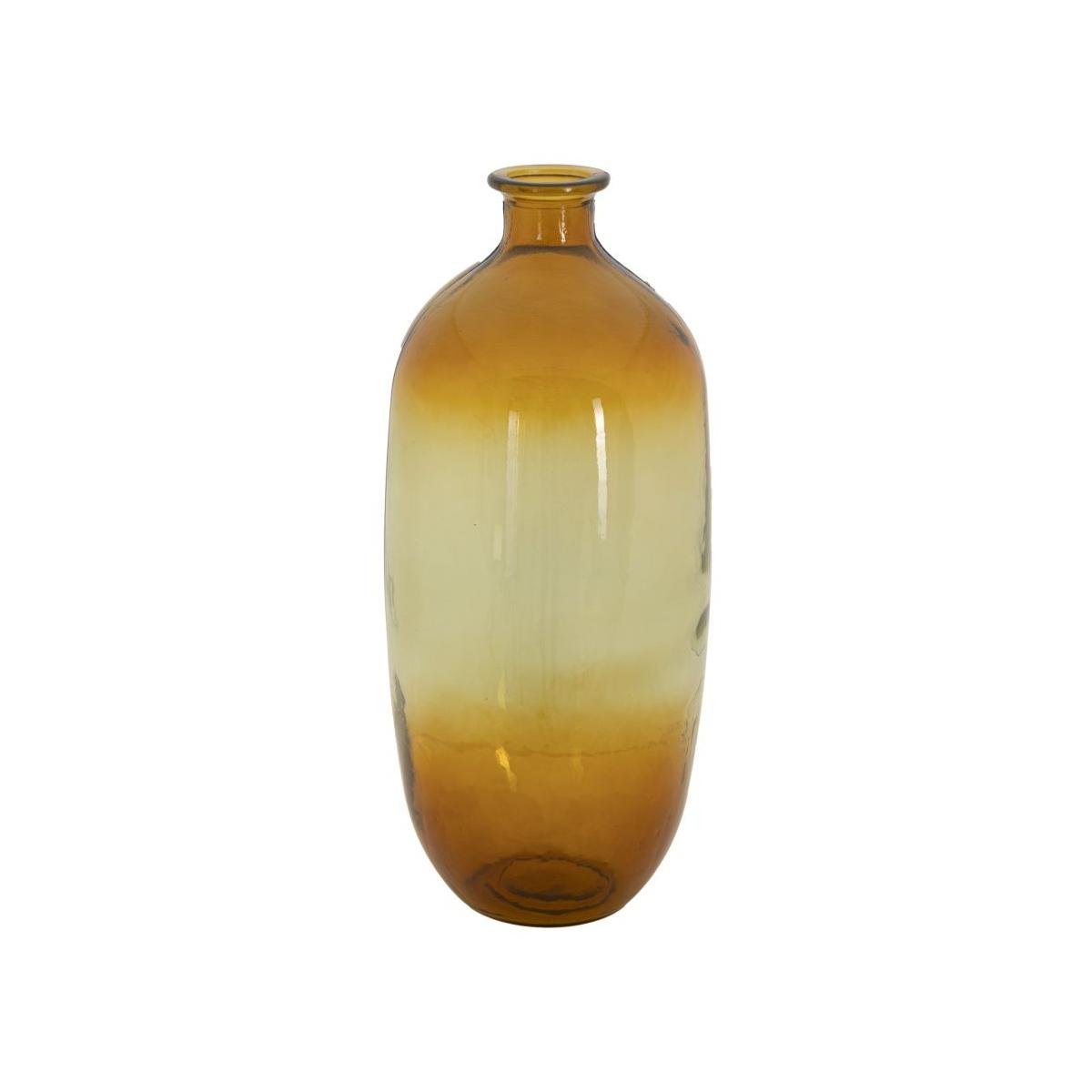 Vaso Botella Napoles Vetro Riciclato Orange cm.Ø19x45 Made In Spain
