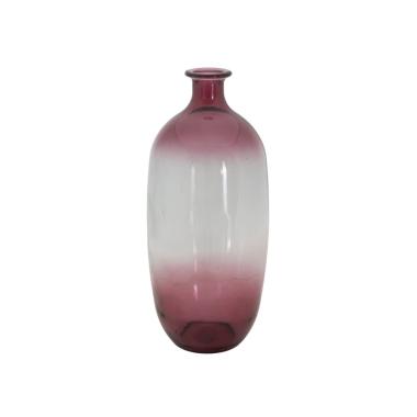 Vaso Botella Napoles Vetro Riciclato Red cm.Ø16x38 Made In Spain