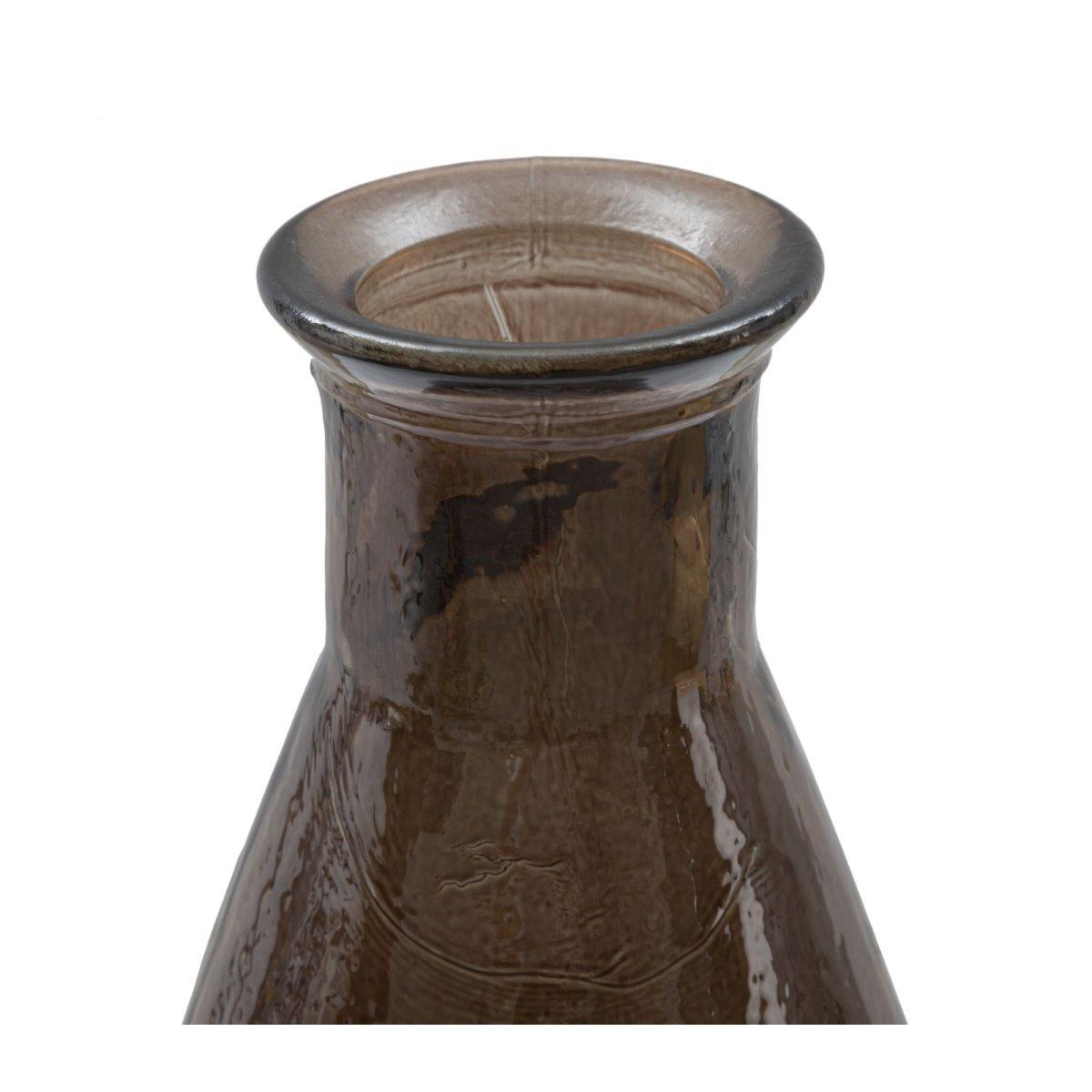 Vaso Jarron Adobe Vetro Riciclato cm.Ø26x80 Made In Spain
