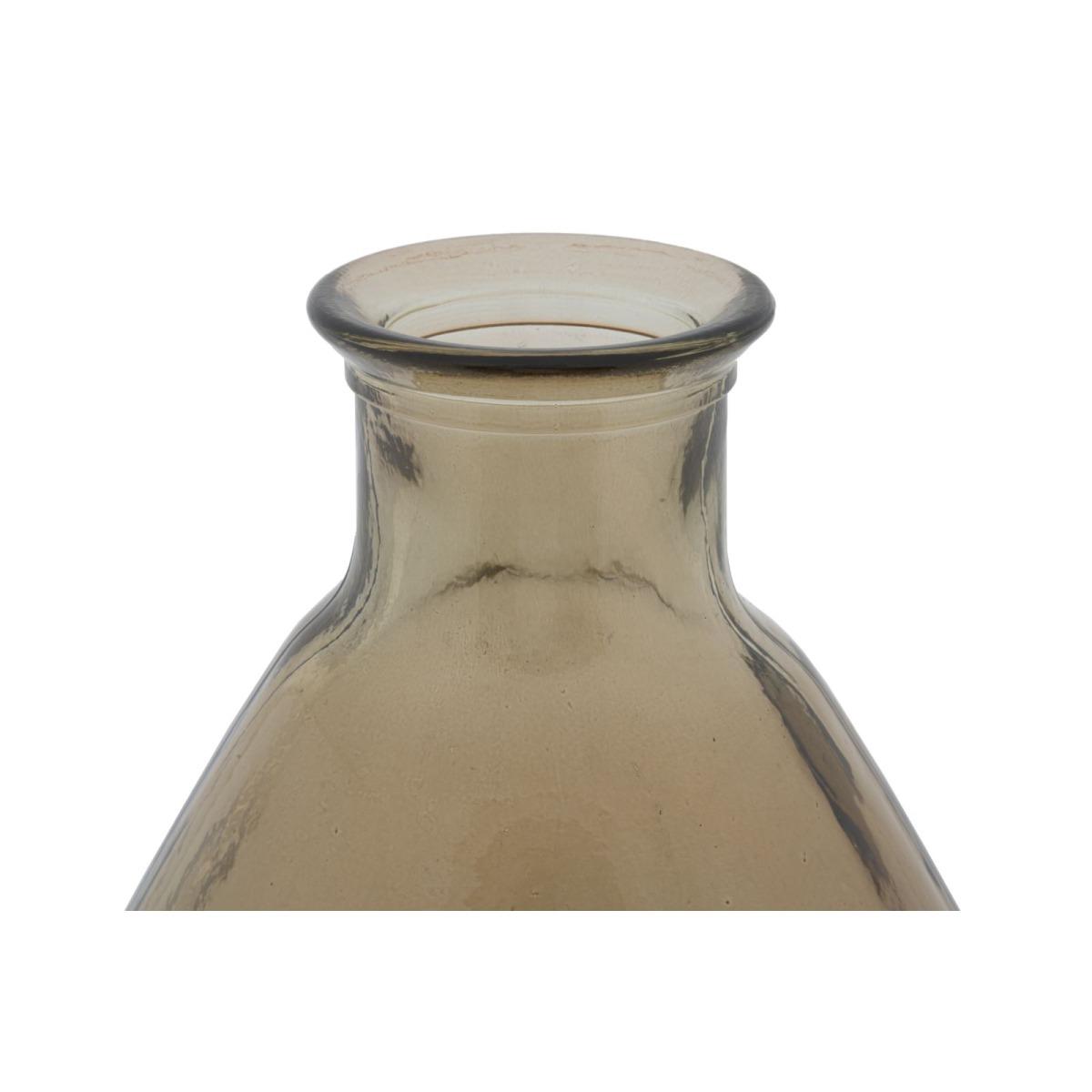 Vaso Jarron Adobe Vetro Riciclato cm.Ø33x60 Made In Spain