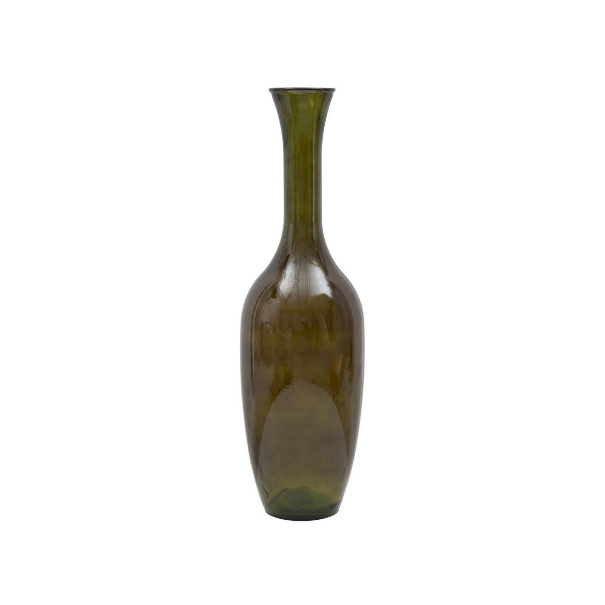 Vaso Jarron Vetro Riciclato Green cm.Ø30x100 Made In Spain