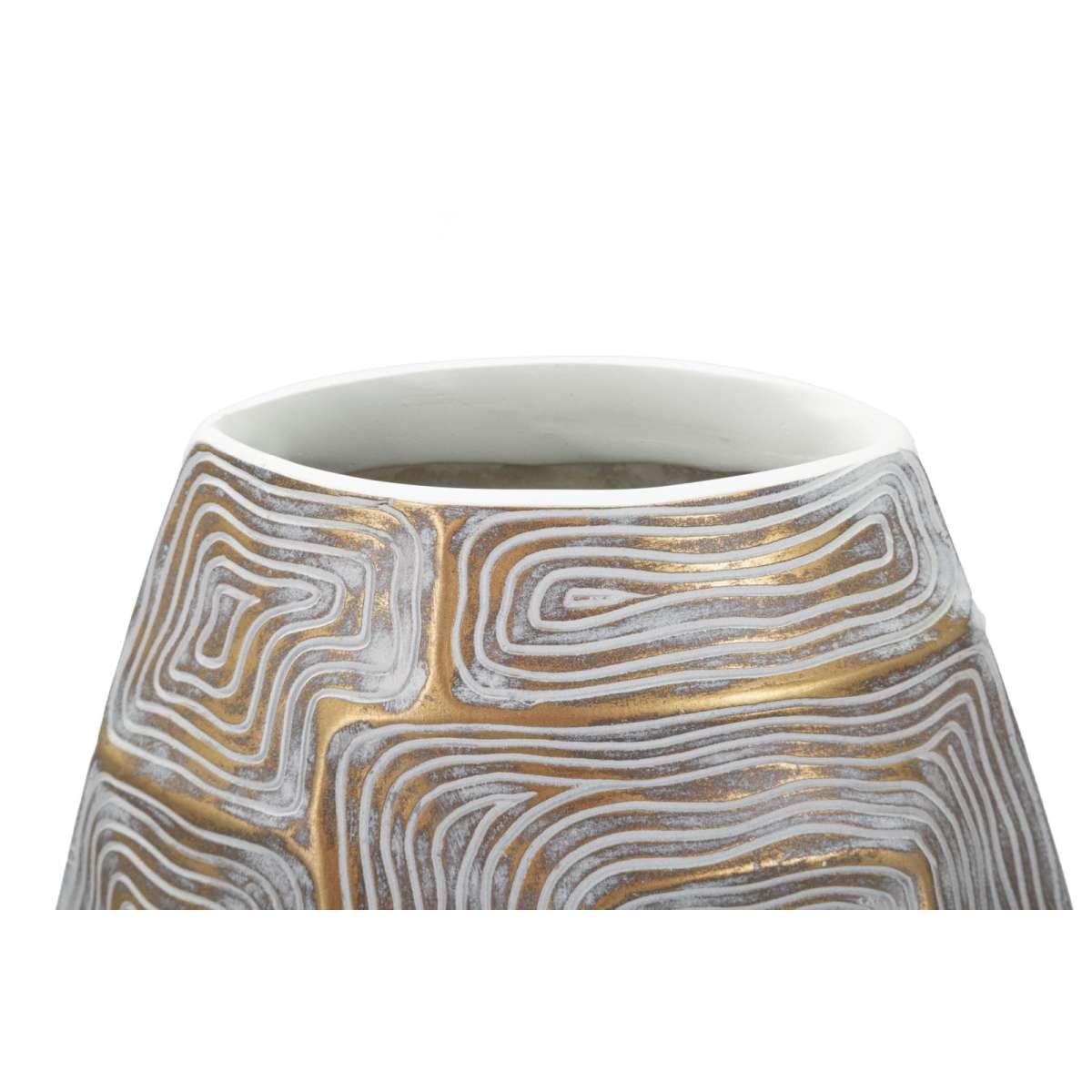 Vaso resina eclips tower 24 x 11,5 x 59,5 cm