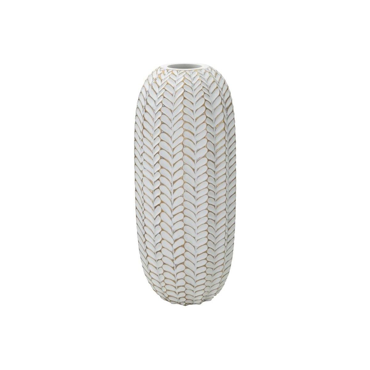 Vaso Resina Leaf cm.Ø18,5x46