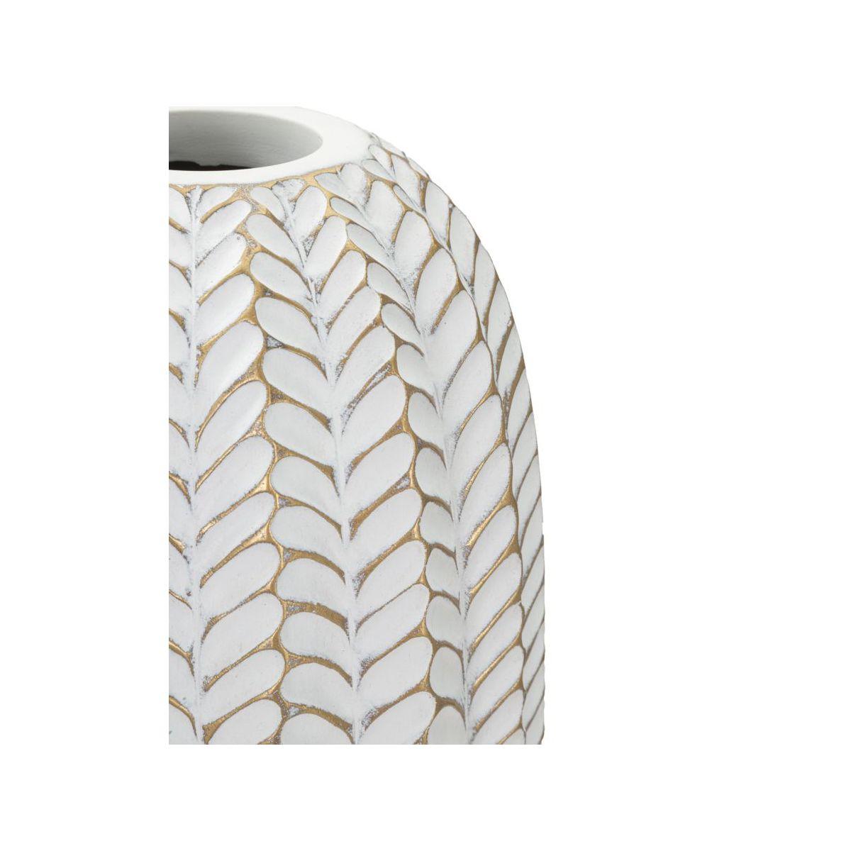 Vaso Resina Leaf cm.Ø18,5x46