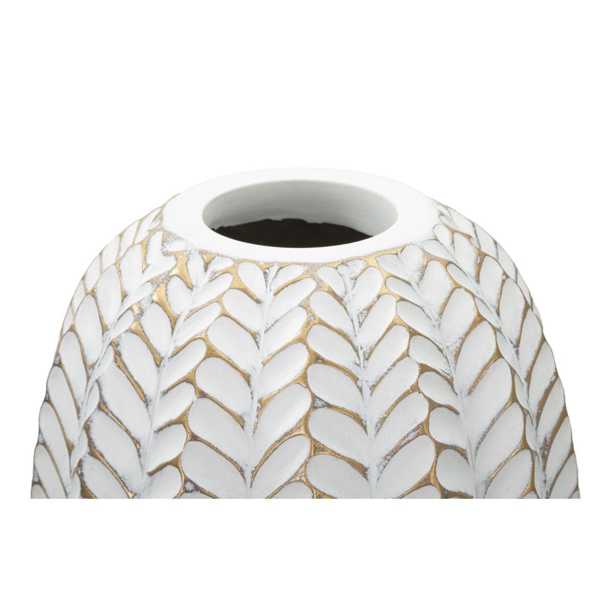 Vaso Resina Leaf cm.Ø18,5x46