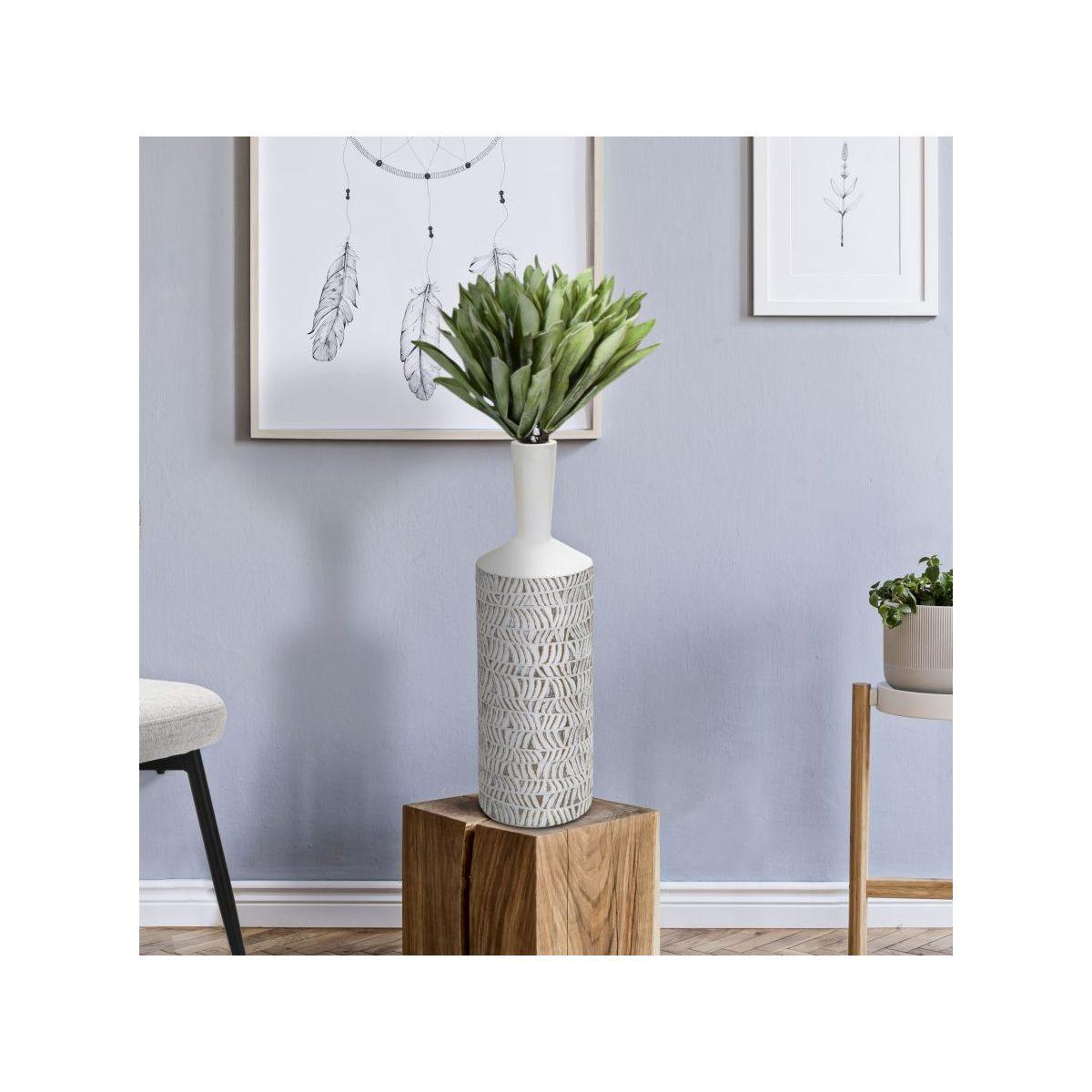 Vaso Resina Nairobi Bottle cm.Ø15x49,5