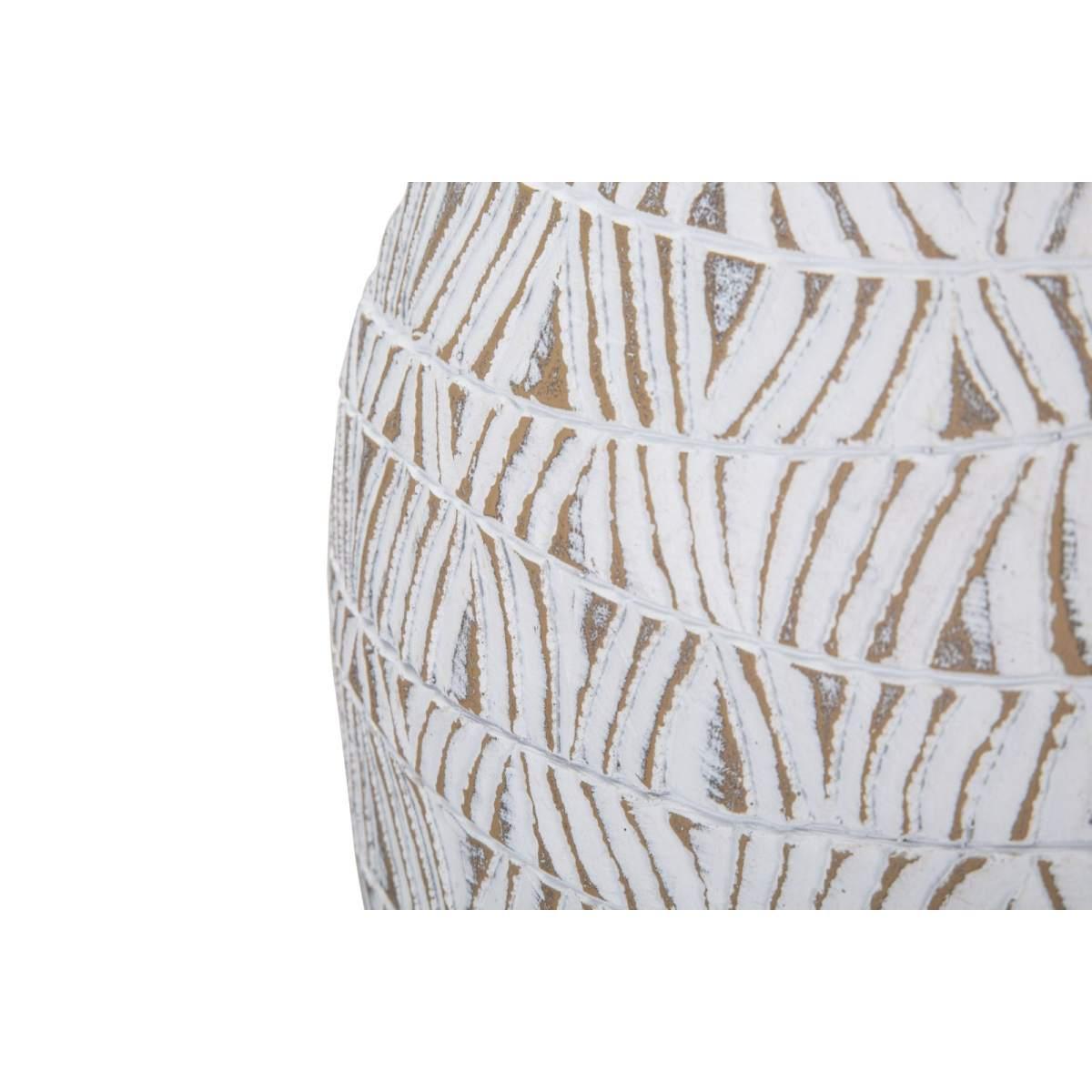 Vaso Resina Nairobi cm.30,5x11,5x46,5