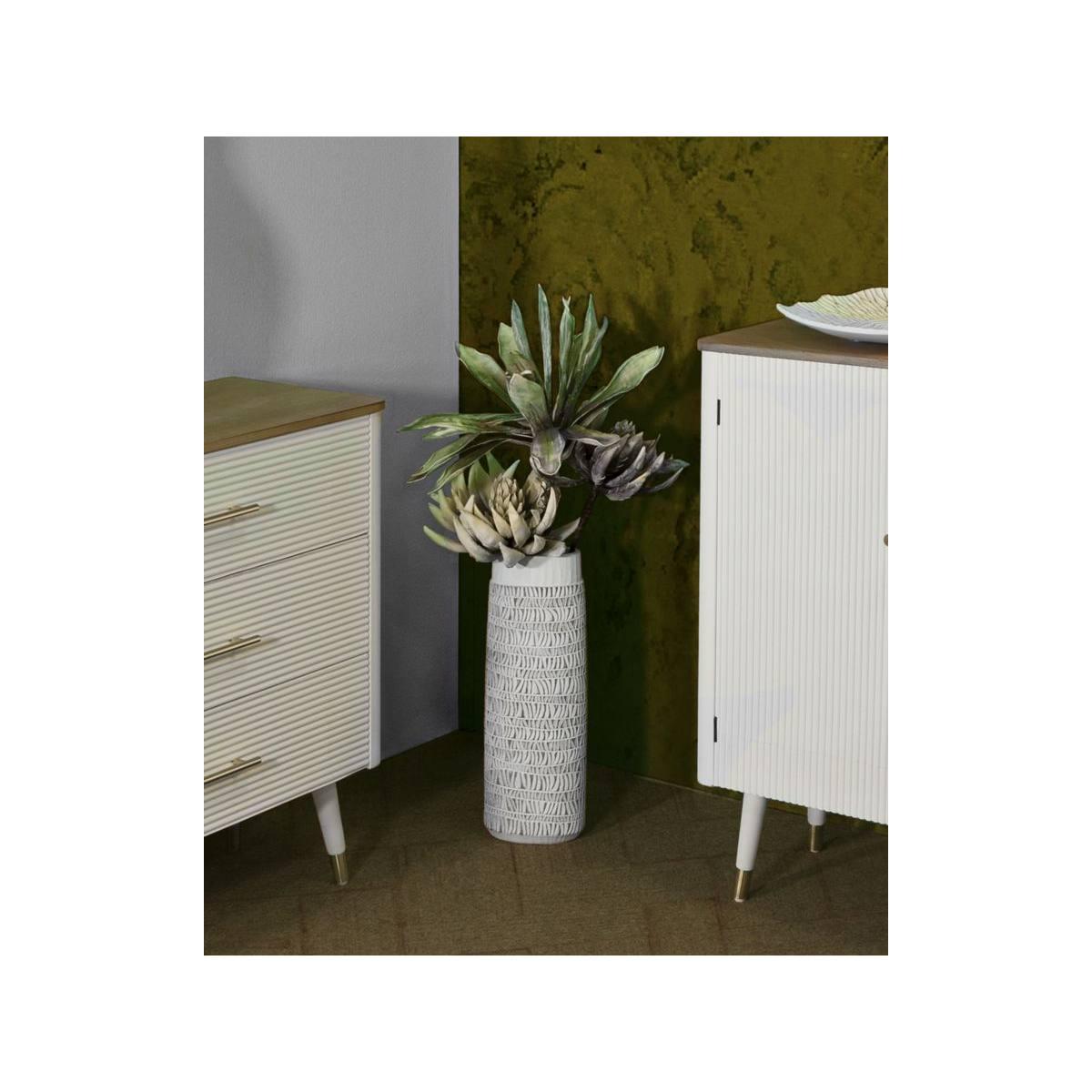 Vaso Resina Nairobi Oval cm.19x12x50