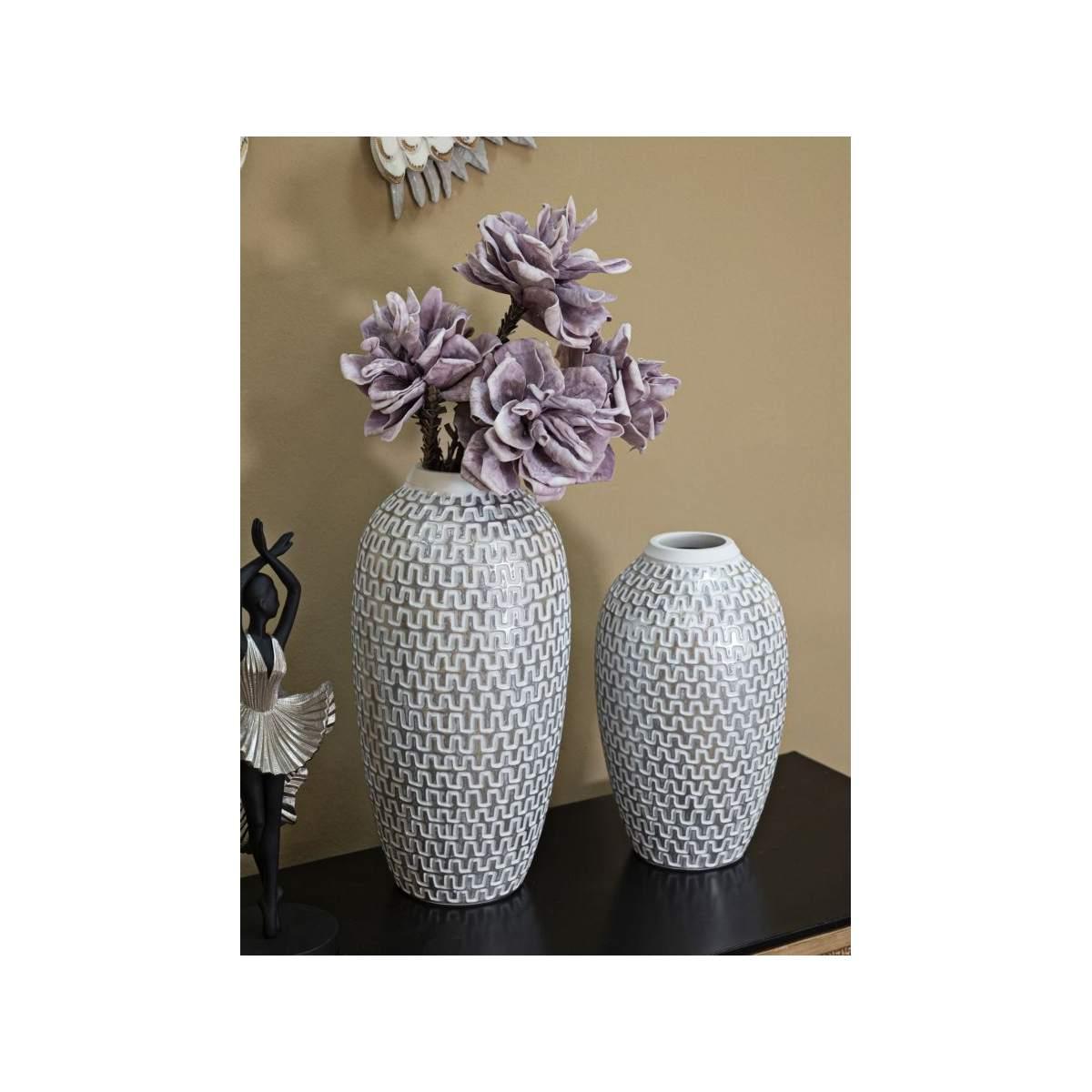 Vaso Resina Wave cm.Ø21x43