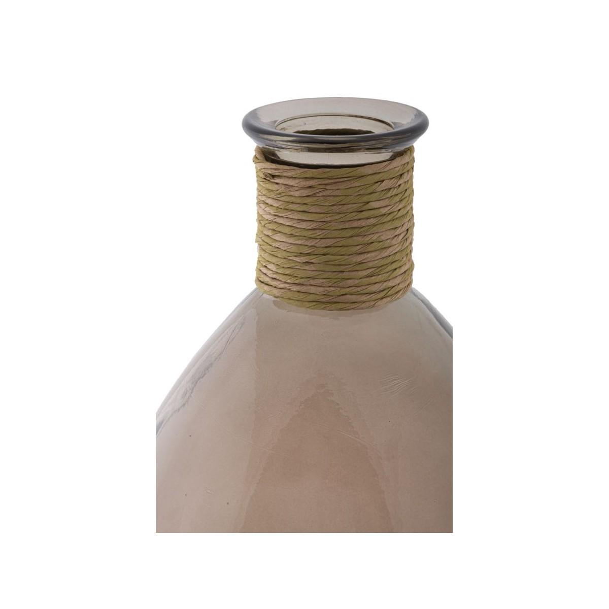 Vaso Rope Artemis Vetro Riciclato cm.Ø29x59 Made In Spain