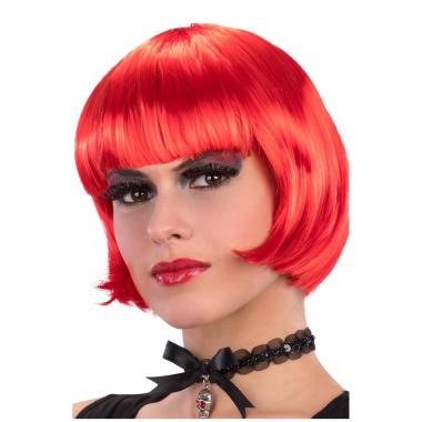Parrucca Caschetto Lovely Rossa Liscia Con Frangia |Carnival Toys