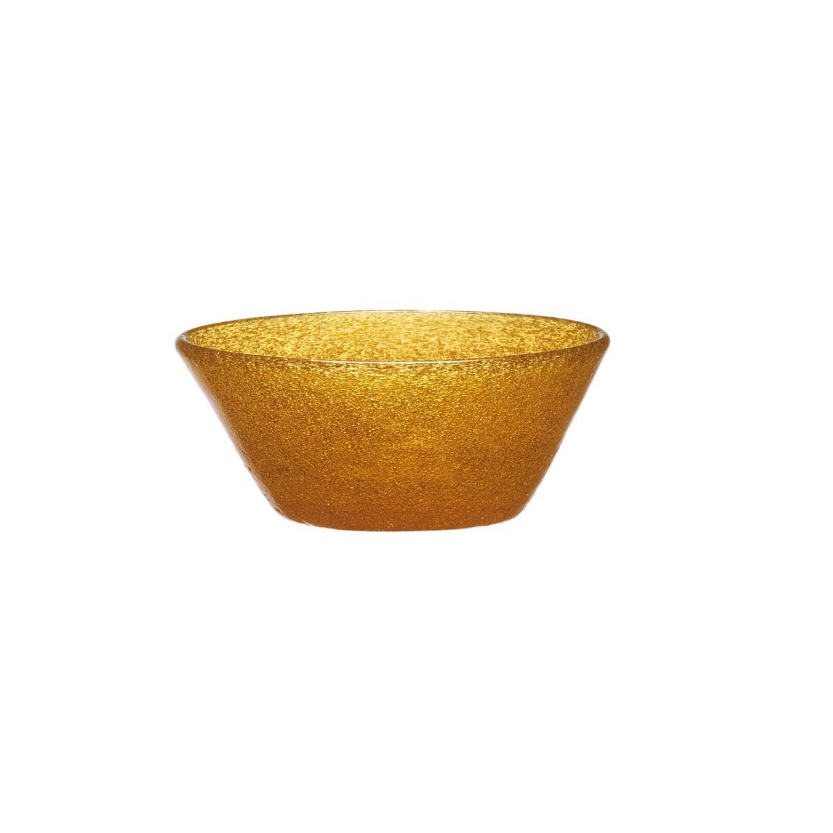 Ciotola Vetro Surf Giallo Ambra | Allreds
